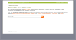 Desktop Screenshot of feed-reader.net