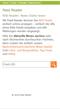 Mobile Screenshot of feed-reader.net